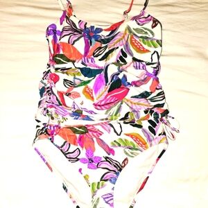 La Blanca Multicolor Floral One Piece Swimsuit